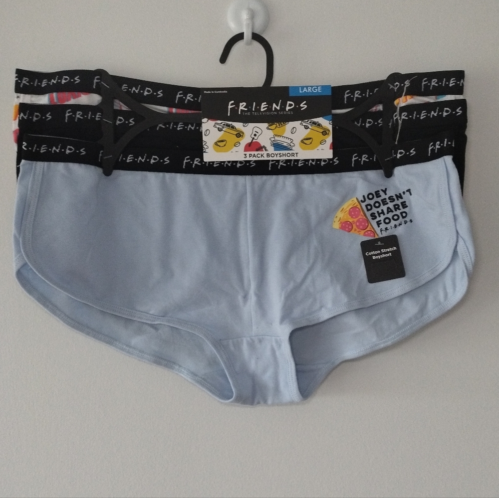 Friends The Television Show Brief/Boxer Short Style Underwear Size Large